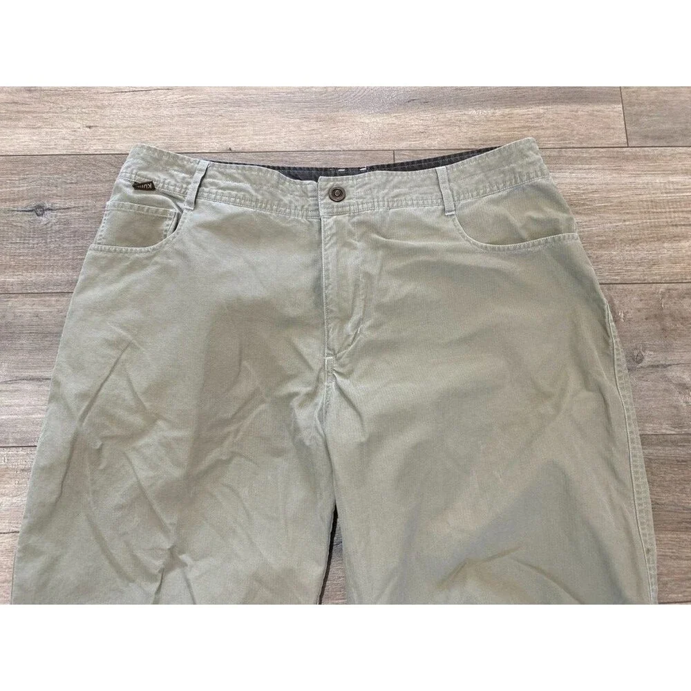 Kuhl Renegade Chino Original Mens 36X32 Brown Klassik Cargo Casual Pants